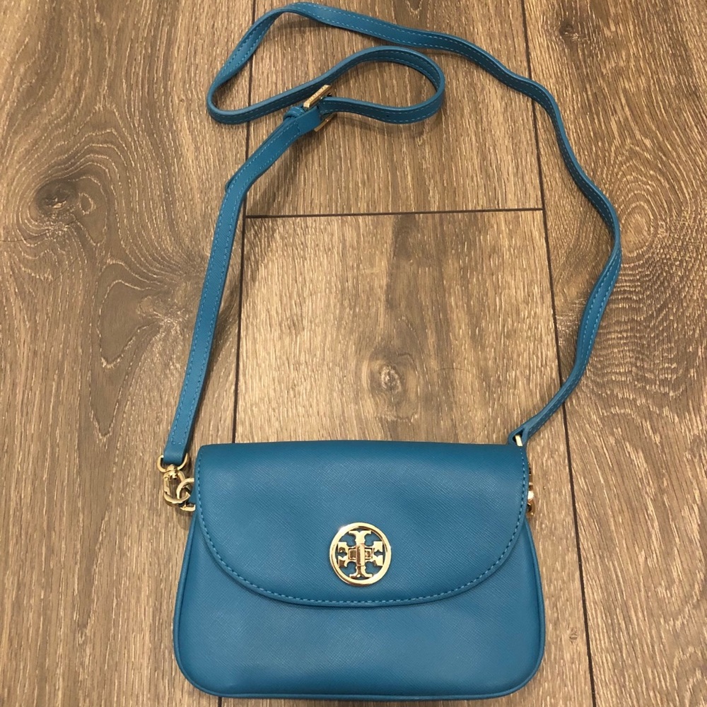 Tory Burch Teal Crossbody